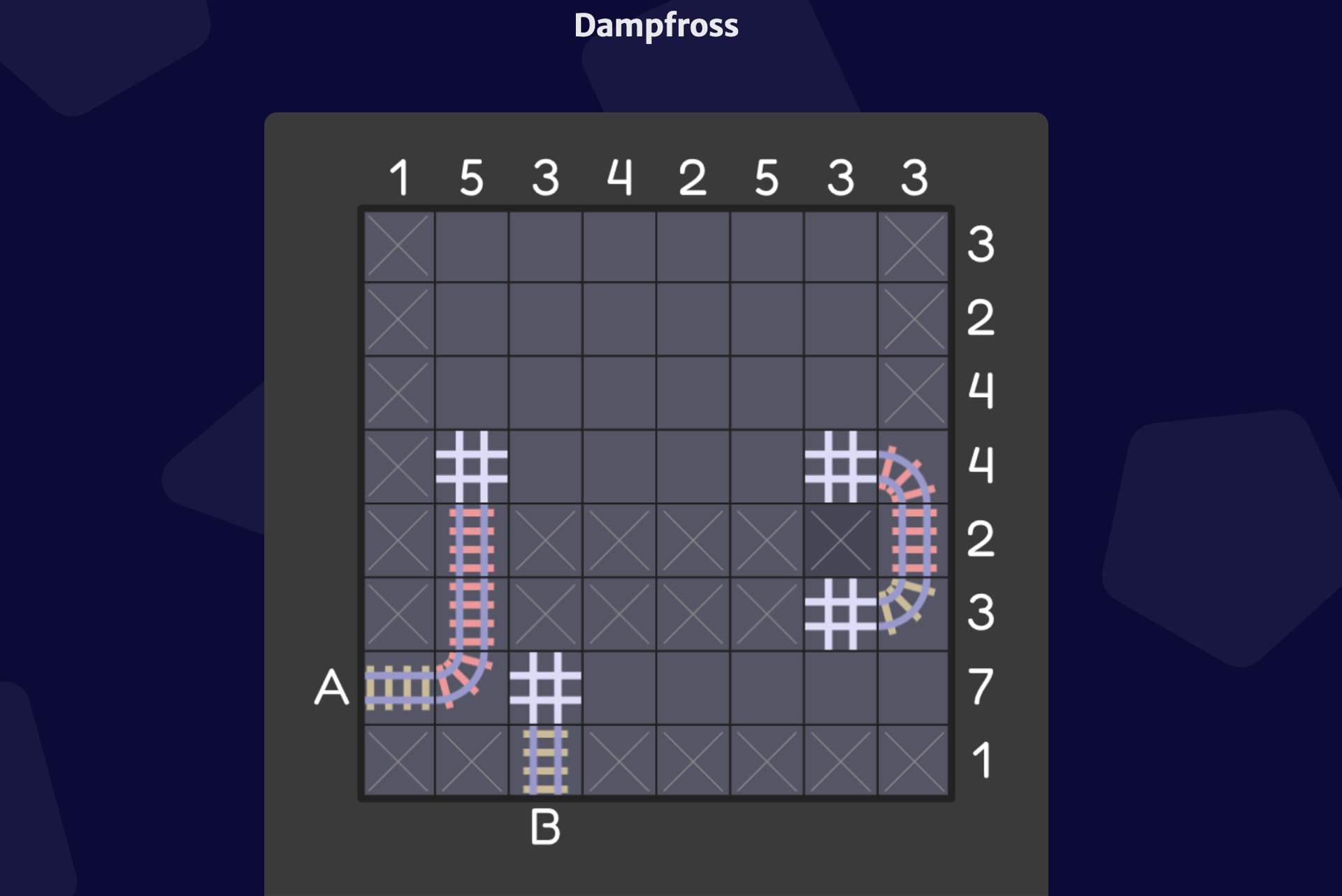 Discovering Dampfross: A Perfect Puzzle for Two